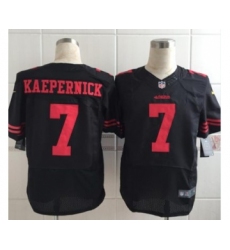 nike nfl jerseys san francisco 49ers 7 colin kaepernick black[Elite]