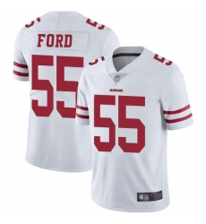 49ers 55 Dee Ford White Youth Stitched Football Vapor Untouchable Limited Jersey