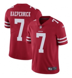 Nike 49ers #7 Colin Kaepernick Red Team Color Youth Stitched NFL Vapor Untouchable Limited Jersey