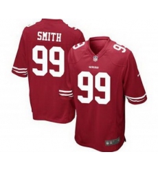 Youth Nike San Francisco 49ers 99# Aldon Smith Game Red Color Jersey (S-XL)