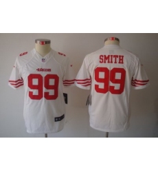 Youth Nike San Francisco 49ers 99# Aldon Smith White Limited Jerseys