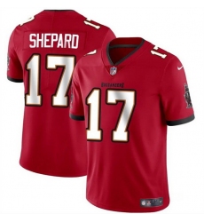 Men Tampa Bay Buccaneers 17 Sterling Shepard Red Vapor Limited Stitched Jersey