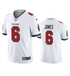 Men Tampa Bay Buccaneers 6 Julio Jones White Vapor Untouchable Limited Stitched Jersey