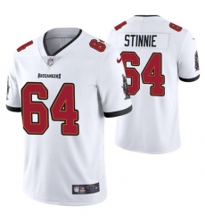 Men Tampa Bay Buccaneers 64 Aaron Stinnie White Vapor Untouchable Limited Stitched Jersey