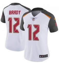 Women Nike Tampa Bay Buccaneers 12 Tom Brady White Nike Vapor Untouchable Jersey