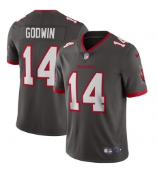 Youth Tampa Bay Buccaneers 14 Chris Godwin Grey Vapor Limited Nike NFL Jersey