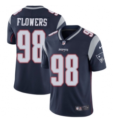 Nike Patriots #98 Trey Flowers Navy Blue Team Color Youth Stitched NFL Vapor Untouchable Limited Jersey