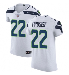 Nike Seahawks #22 C J Prosise White Mens Stitched NFL Vapor Untouchable Elite Jersey