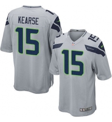 Nike Seahawks #15 Jermaine Kearse Grey Alternate Youth Stitched NFL Elite Jersey