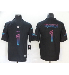 Nike Dolphins 1 Tua Tagovailoa Black City Edition Vapor Untouchable Limited Jersey