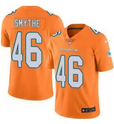 Nike Dolphins 46 Durham Smythe Orange Vapor Untouchable Limited Jersey