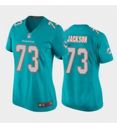 women austin jackson miami dolphins aqua game jersey 