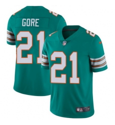 Nike Dolphins #21 Frank Gore Aqua Green Alternate Youth Stitched NFL Vapor Untouchable Limited Jersey