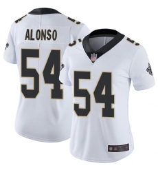 Women Saints 54 Kiko Alonso White Vapor Untouchable Limited Jersey