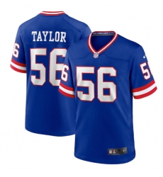 Men New York Giants 85 David Tyree Royal Classic Retired Player Stitched Game Jersey 869