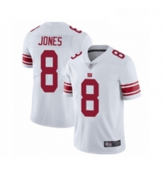 Youth New York Giants 8 Daniel Jones White Vapor Untouchable Limited Player Football Jersey