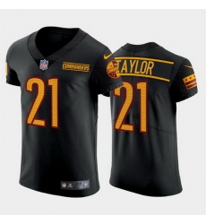 Men Washington Commanders 21 Sean Taylor Black Elite Stitched jersey