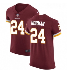 Mens Nike Washington Redskins 24 Josh Norman Elite Burgundy Red Team Color NFL Jersey