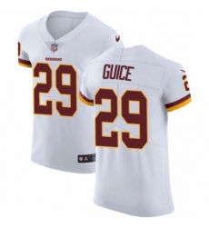 Mens Nike Washington Redskins 29 Derrius Guice White Vapor Untouchable Elite Player NFL Jersey