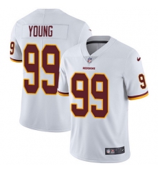 Nike Redskins 99 Chase Young White Men Stitched NFL Vapor Untouchable Limited Jersey