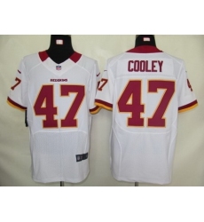 Nike Washington RedSkins 47 Chris Cooley White Elite NFL Jersey