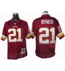 Washington Redskins 21 Earnest Byner Throwback jerseys red