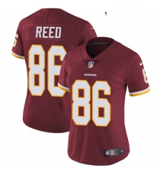 Womens Nike Washington Redskins 86 Jordan Reed Burgundy Red Team Color Vapor Untouchable Limited Player NFL Jersey