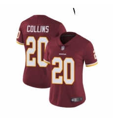 Womens Washington Redskins 20 Landon Collins Burgundy Red Team Color Vapor Untouchable Limited Player Football Jersey