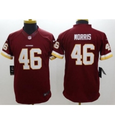 Youth Nike Washington Redskins #46 Alfred Morris Burgundy Red Team Color Stitched NFL Limited Jersey