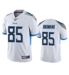 Men's Tennessee Titans #85 Chig Okonkwo White Vapor Untouchable Stitched Jersey