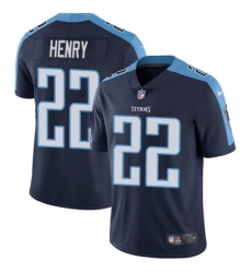 Youth Nike Tennessee Titans 22 Derrick Henry Elite Navy Blue Alternate NFL Jersey