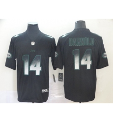 Jets 14 Sam Darnold Black Arch Smoke Vapor Untouchable Limited Jersey