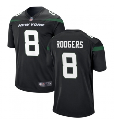 New York Jets #8 Aaron Rodgers Black Vapor Untouchable Limited Stitched Jersey