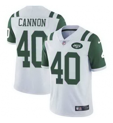 Nike Jets 40 Trenton Cannon White Vapor Untouchable Limited Jersey