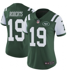 Nike Jets 19 Andre Roberts Green Team Color Womens Stitched NFL Vapor Untouchable Limited Jersey