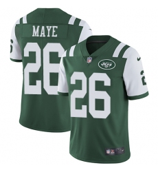 Nike Jets #26 Marcus Maye Green Team Color Youth Stitched NFL Vapor Untouchable Limited Jersey