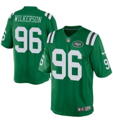 Nike Jets #96 Muhammad Wilkerson Green Youth Stitched NFL Elite Rush Jersey