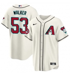 Men Arizona Diamondbacks 53 Christian Walker 2023 24 Cream Cool Base Stitched Baseball Jersey