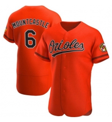 Men Baltimore Orioles 6 Ryan Mountcastle Flexbase Orange Jersey