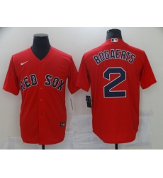 Men Boston Red Sox Xander Bogaerts 2 Red Home Jersey