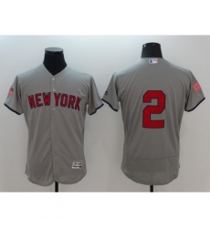 Men's Boston Red Sox #2 Xander Bogaerts Gray Independence Jersey