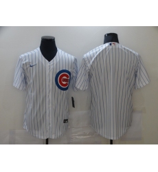 Men Chicago Cubs Nike White Blank Jersey