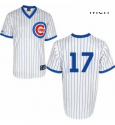 Mens Majestic Chicago Cubs 17 Kris Bryant Authentic White 1988 Turn Back The Clock Cool Base MLB Jersey