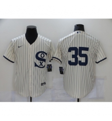 Men Chicago White Sox 35 Frank Thomas Cream 2021 Field of Dreams Jersey