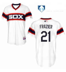 Mens Majestic Chicago White Sox 53 Welington Castillo White Alternate Flex Base Collection 2018 World Series Jersey