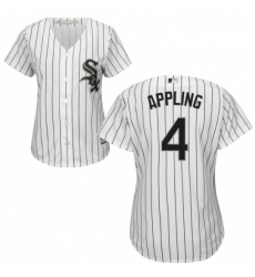 Womens Majestic Chicago White Sox 4 Luke Appling Replica White Home Cool Base MLB Jersey