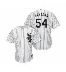 Youth Chicago White Sox 54 Ervin Santana Replica White Home Cool Base Baseball Jersey 