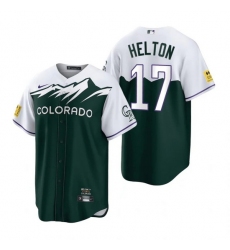 Men Nike Nike Colorado Rockies #17 Todd Helton City Connect Stitched Baseball Jersey