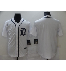 Men Nike Detroit Tigers White blank 2020 Authentic Official Team MLB Jersey