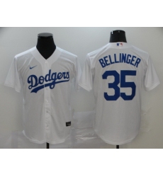 Dodgers 35 Cody Bellinger White 2020 Nike Cool Base Jersey